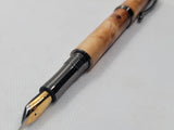 Cottonwood burl posting fountian pen