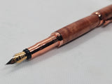 Cherry wood burl fountain pen