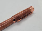 Cherry wood burl fountain pen