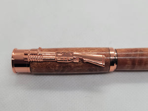 Cherry wood burl fountain pen