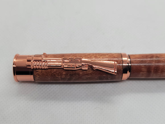 Cherry wood burl fountain pen