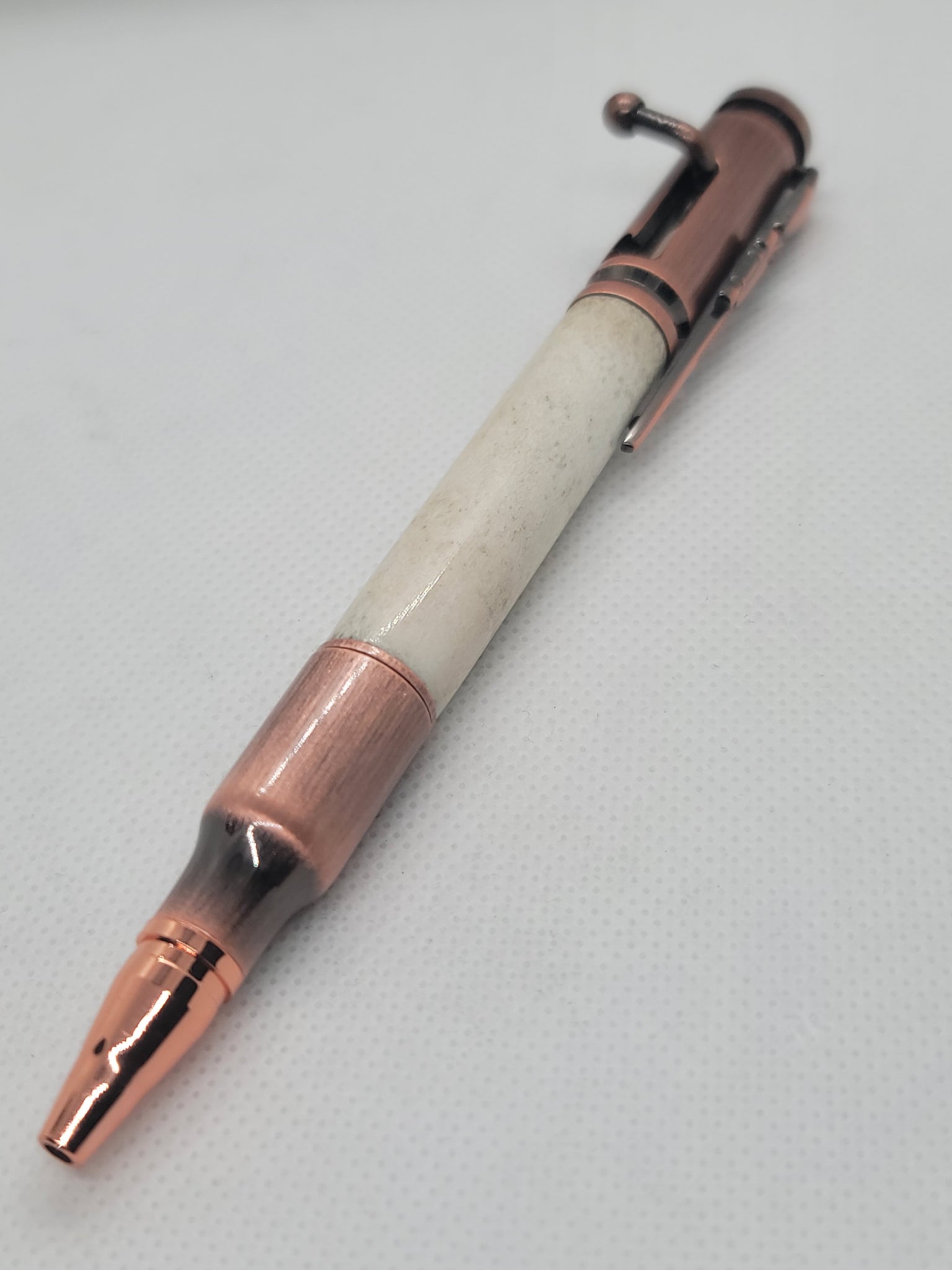 Deer Antler Bolt Action Bullet Pen