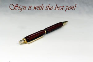 high quality blood wood ball point pen