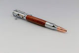 Blood wood bolt action pen