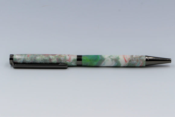 Green Swirl Slim Glow pen