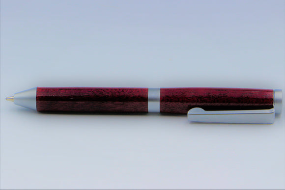 Credit card twist pen Purple heart wood