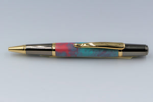 Exquisite two tone twist pen.